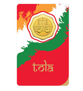 FULL-TOLA 24K (999.9) 11.6638 GM GOLD COIN