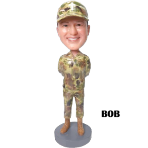 Military Officer Bobblehead, Soldier Bobbleheads