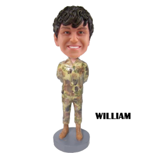 Military Officer Bobblehead, Soldier Bobbleheads